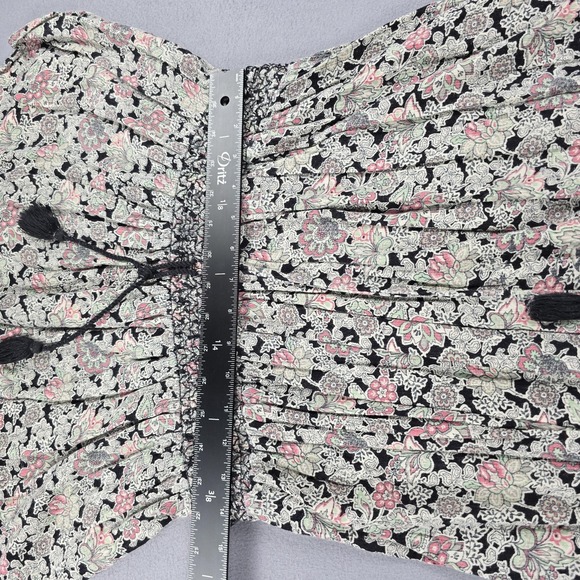 Vintage Denim & Supply Ralph Lauren Dress Womens Large Boho Chic Peasant Floral - Picture 9 of 12